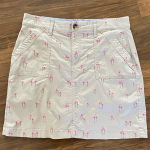 Like NEW Croft & Barrow “effortless stretch” flamingo skort. (Size 10)